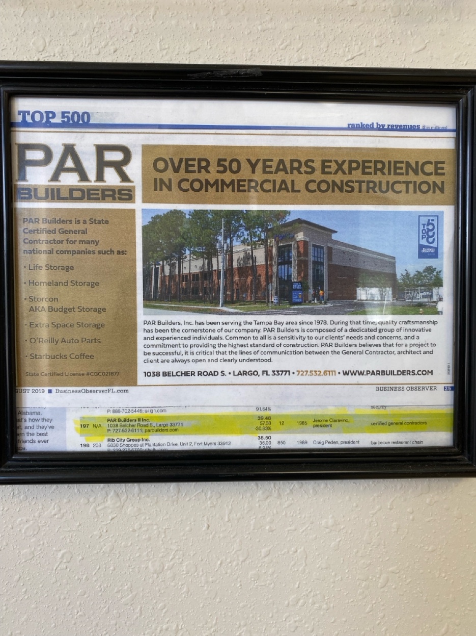 Tampa Bay Business Journal 2016